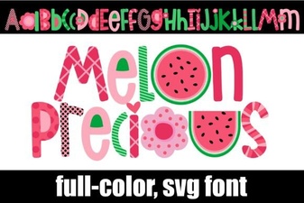 Melon Precious Font Design and Creative Uses