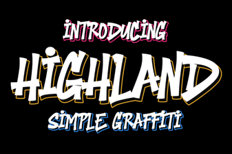 Highland Font Design and Creative Projects