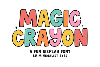 Magic Crayon Font Design Ideas and Uses