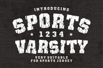 Sports Varsity Font Design Ideas
