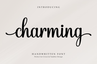 Charming Font for Creative Design Projects