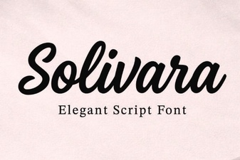 Solivara Font Modern Design and Creative Projects